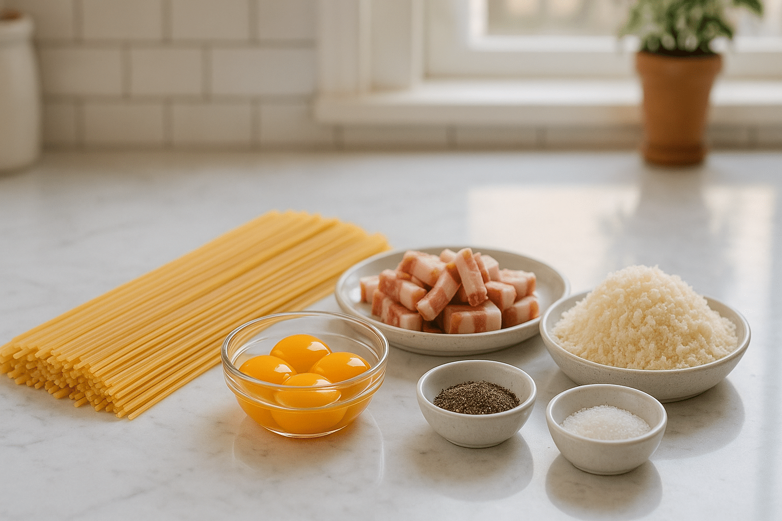 Espaguetis carbonara