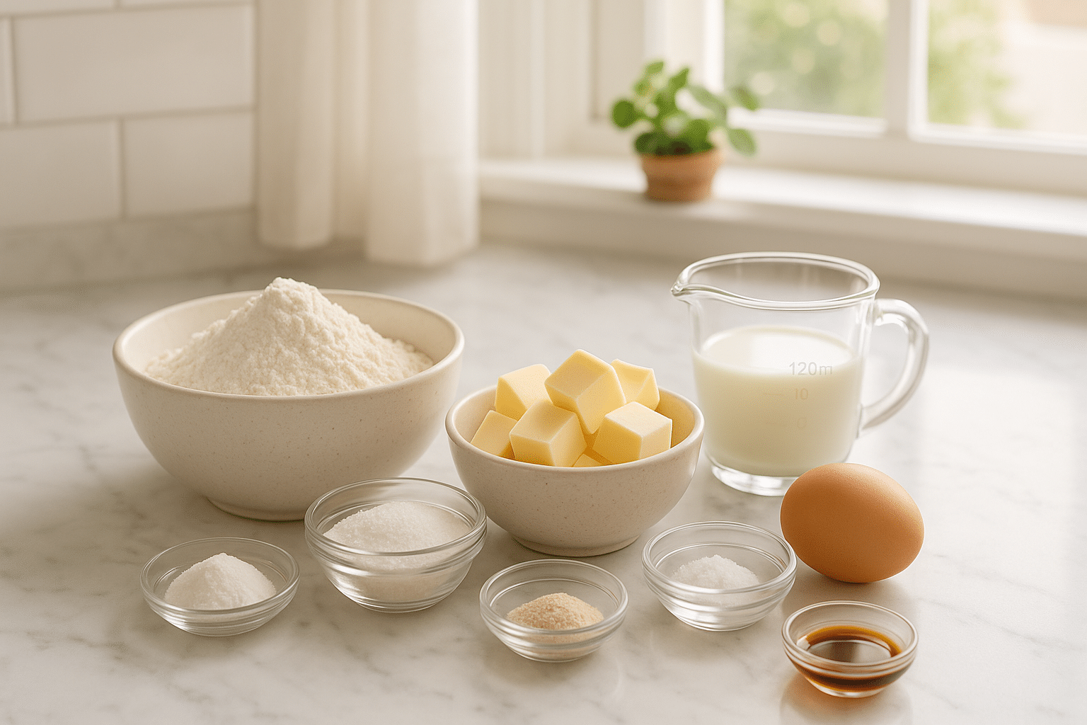 Ingredientes Shortcake Con Fresas