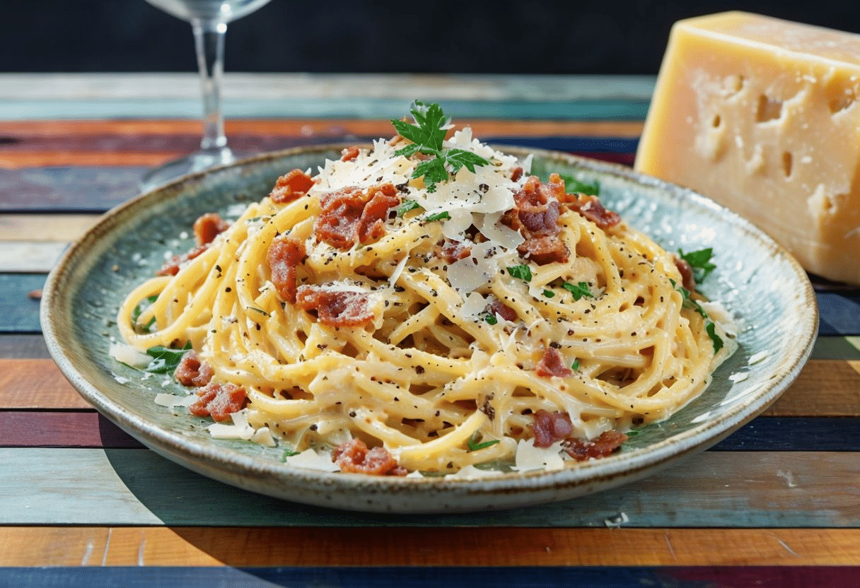 Espaguetis Carbonara: Con la Salsa Carbonara Original