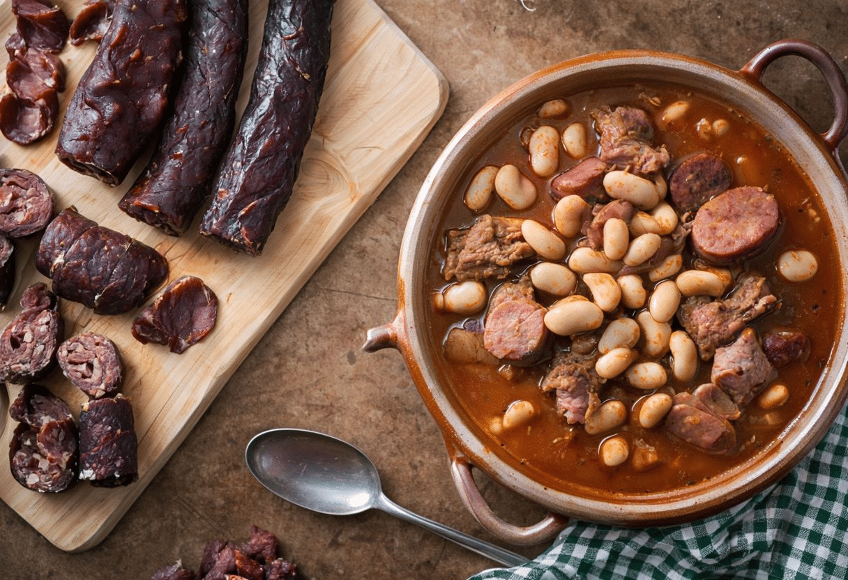 Instrucciones para hacer Fabada asturiana