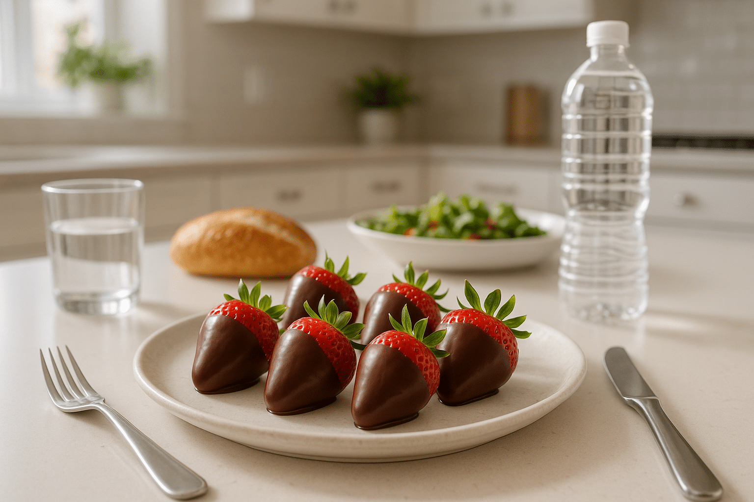 Receta de Fresas con Chocolate