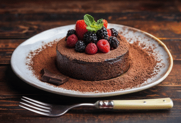suflé de chocolate