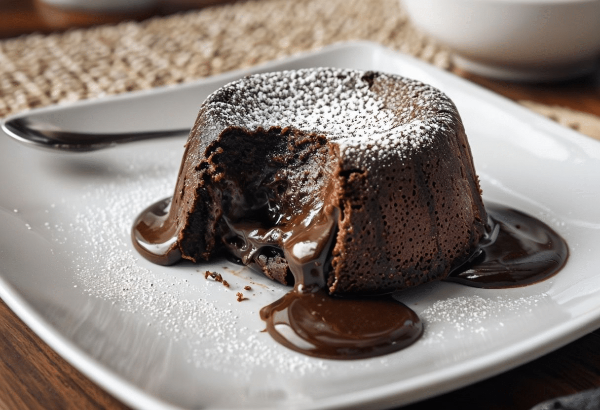 Receta de suflé de chocolate