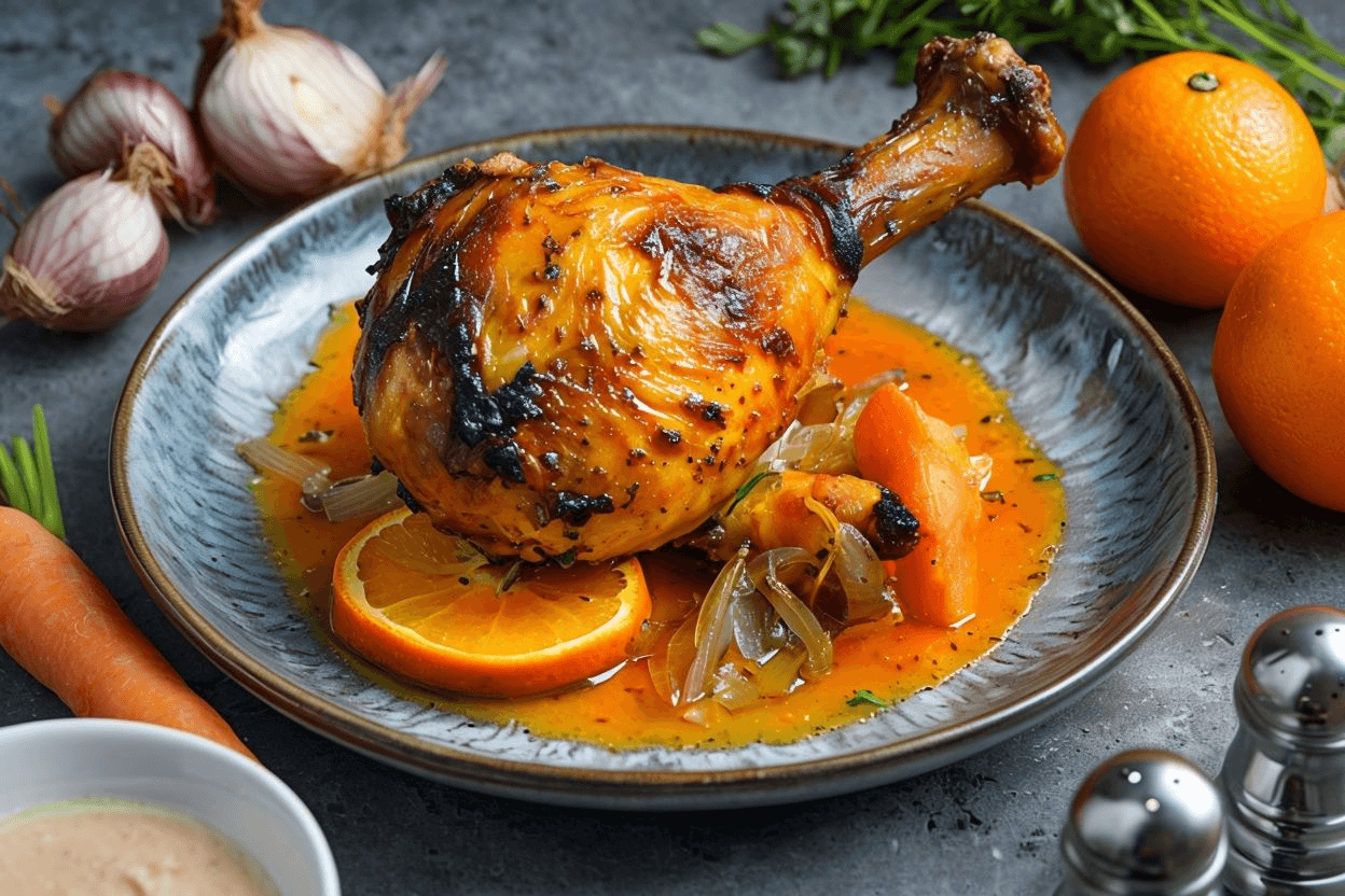Pato a la naranja