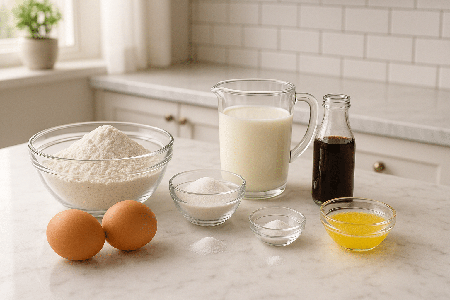 Ingredientes para la receta de Tortitas