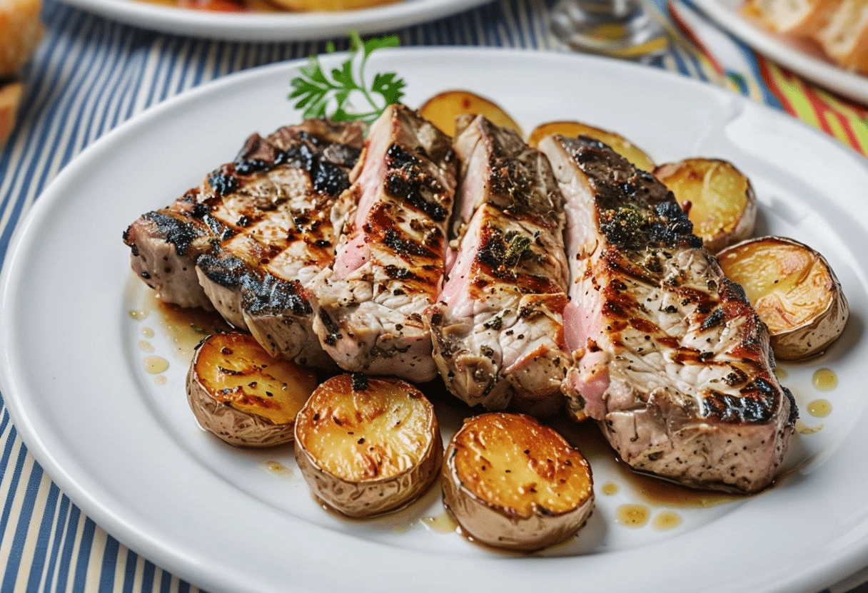 Secreto de cerdo ibérico