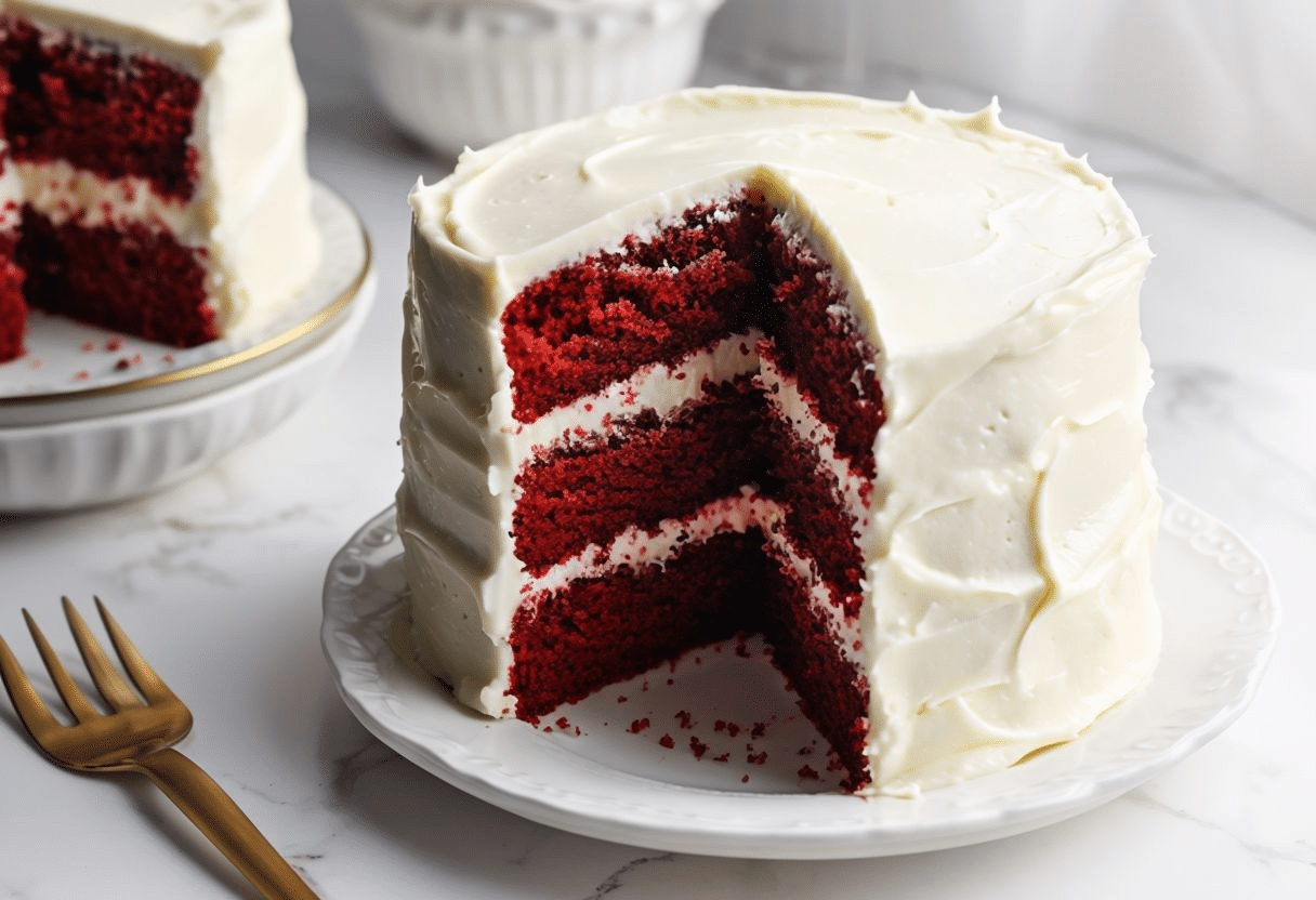 Receta de Tarta red velvet