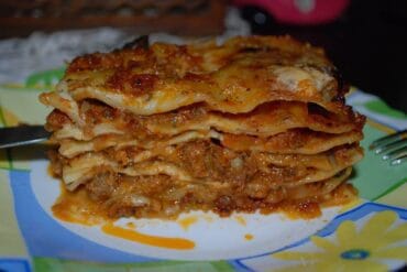 Lasaña vegetariana facil