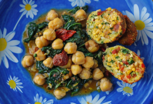 Potaje con garbanzos y Repapalos