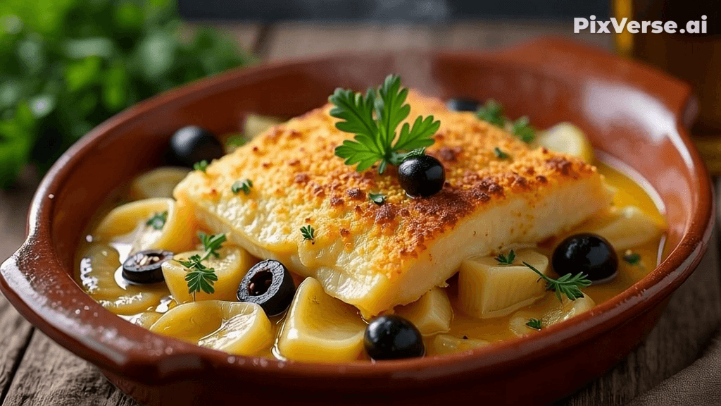 Cazuela de Bacalao Portugués