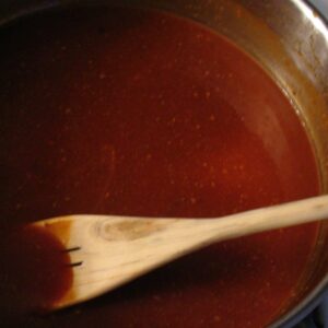 Salsa barbacoa casera