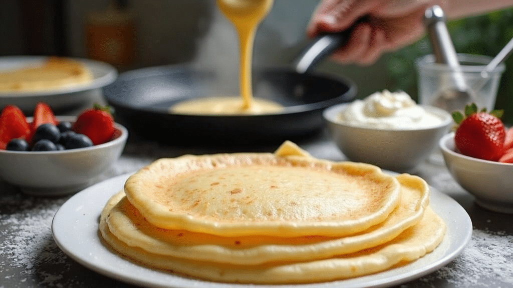 receta de crepes finas