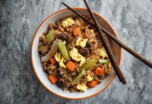 Ternera y Arroz con Verduras