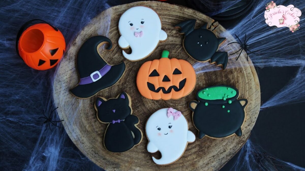 Cómo decorar galletas para Halloween - Recetas de Halloween 🎃