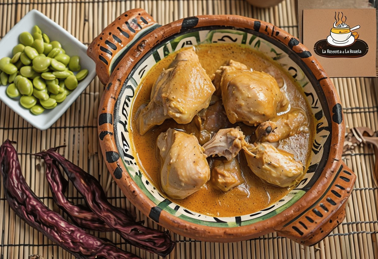Receta de huaxmole de pollo