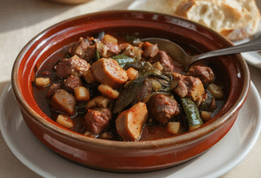 Pote de castañas