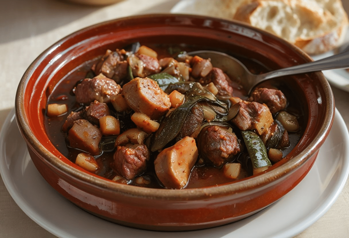 Pote de castañas