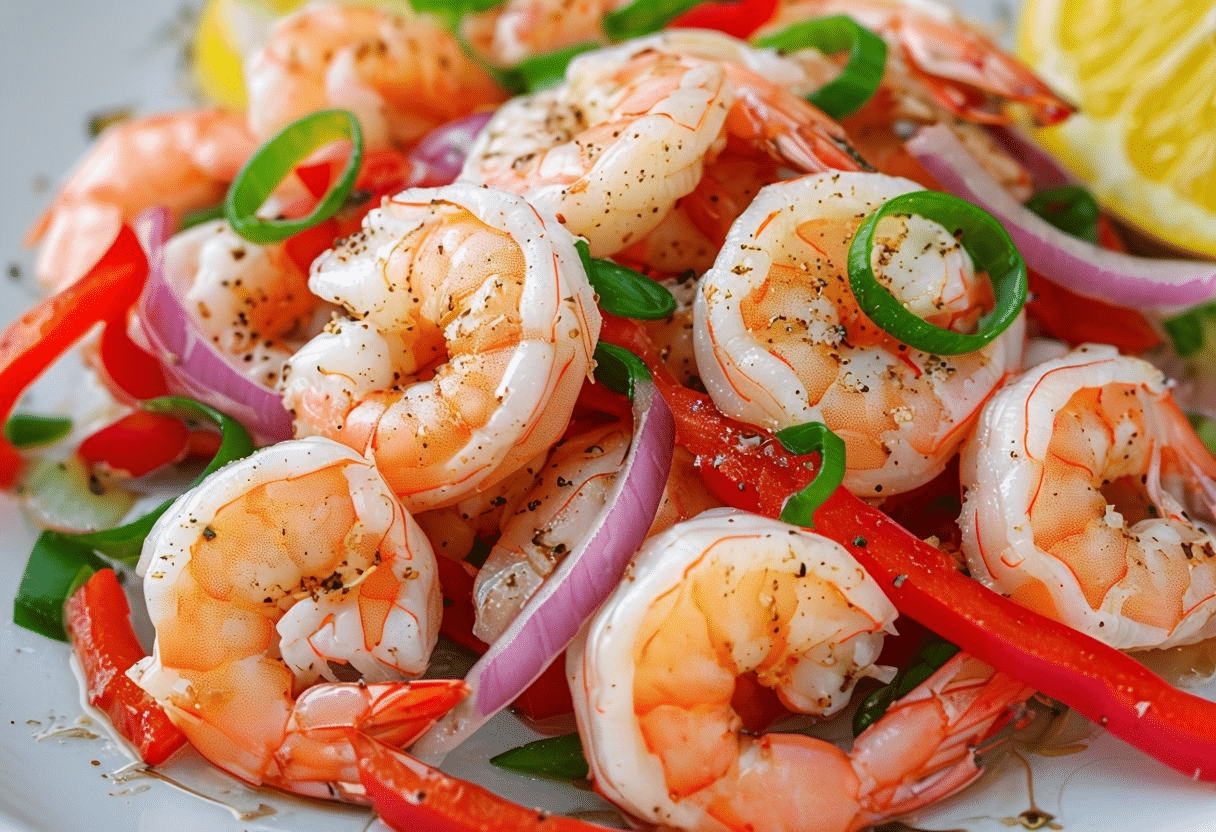 Receta de Ceviche de Gambas Frescas