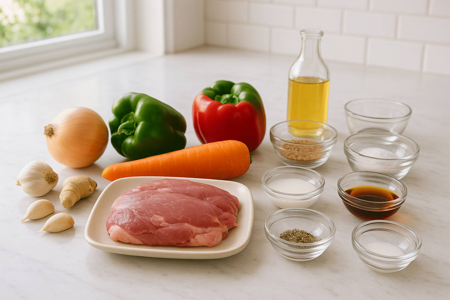 Ingredientes para el Pato a la Tie Ban