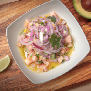 Ceviche de trucha