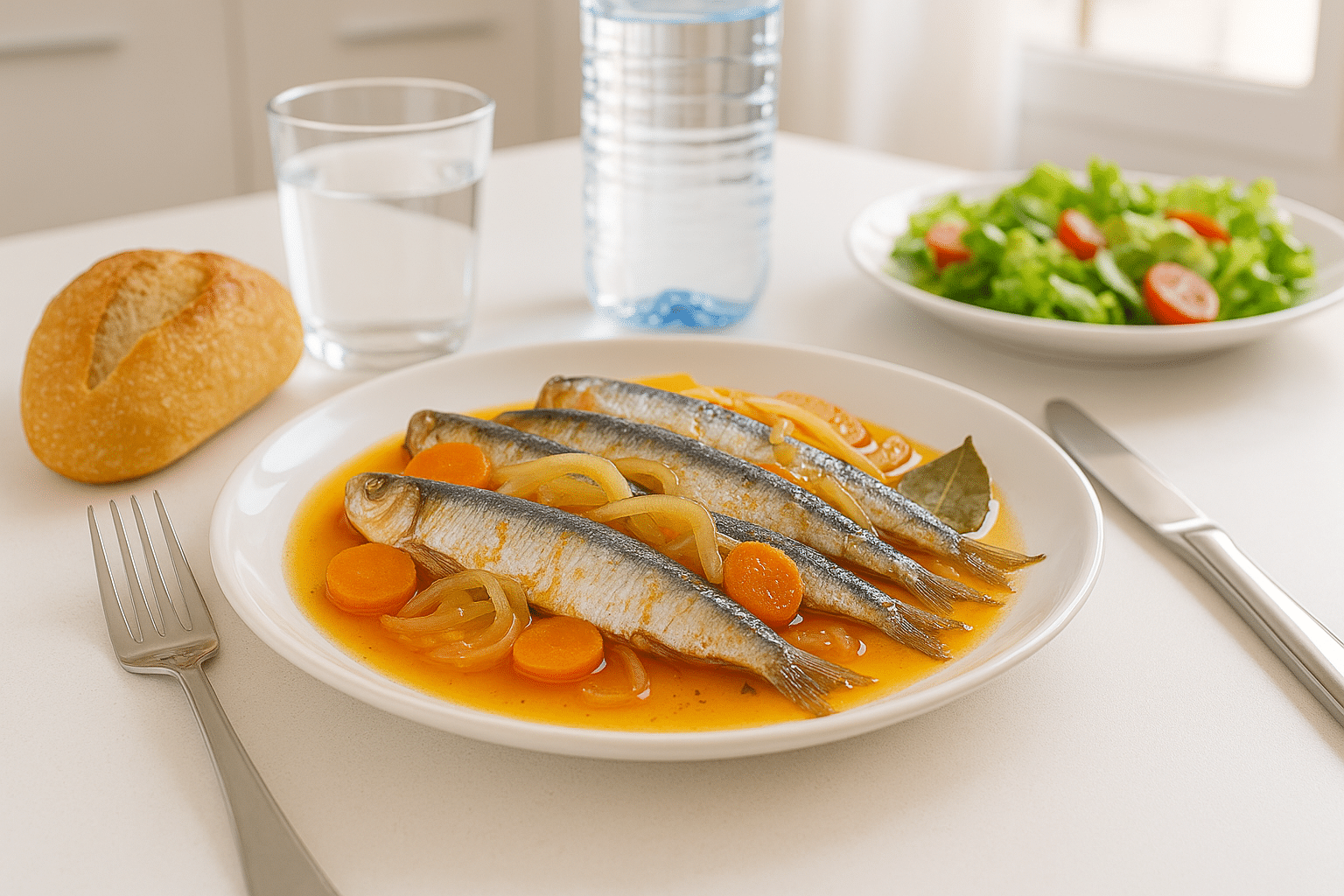 Sardinas en escabeche a la catalana