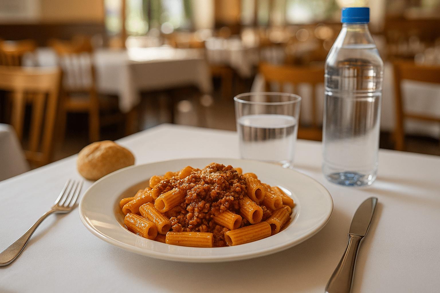 Macarrones con carne picada