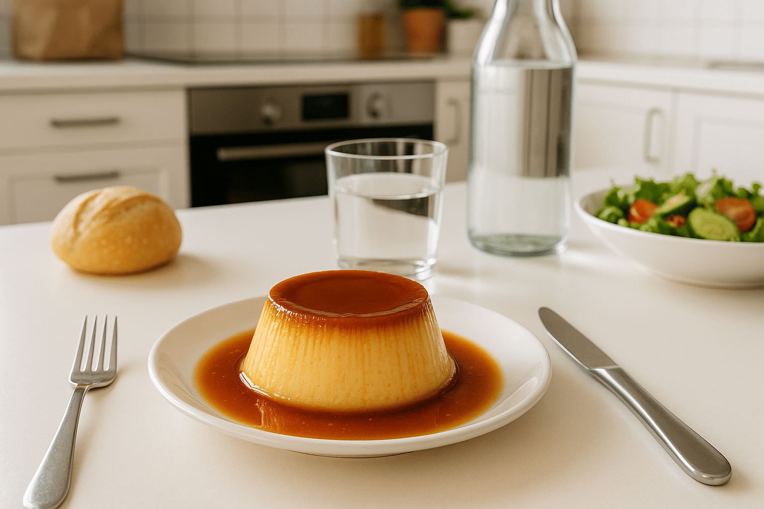 Como hacer Flan de huevo casero receta de la abuela