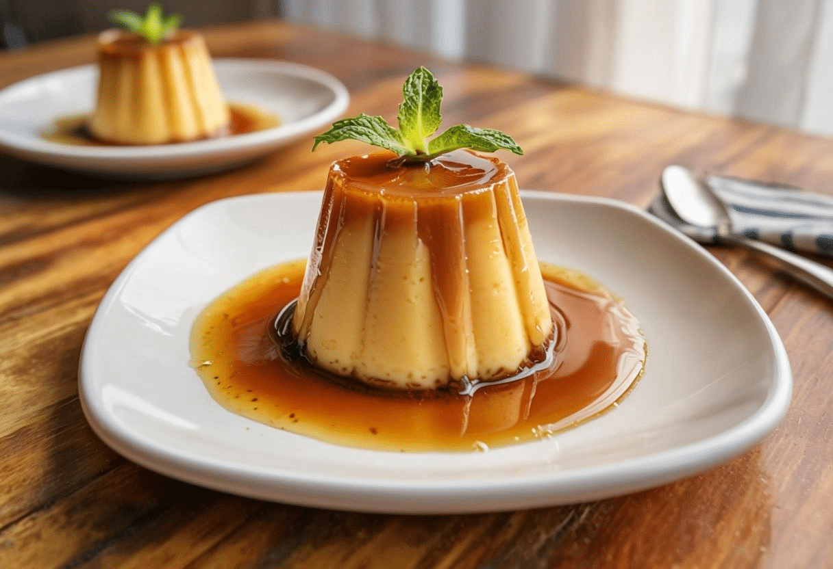 Flan de huevo casero Tradicional