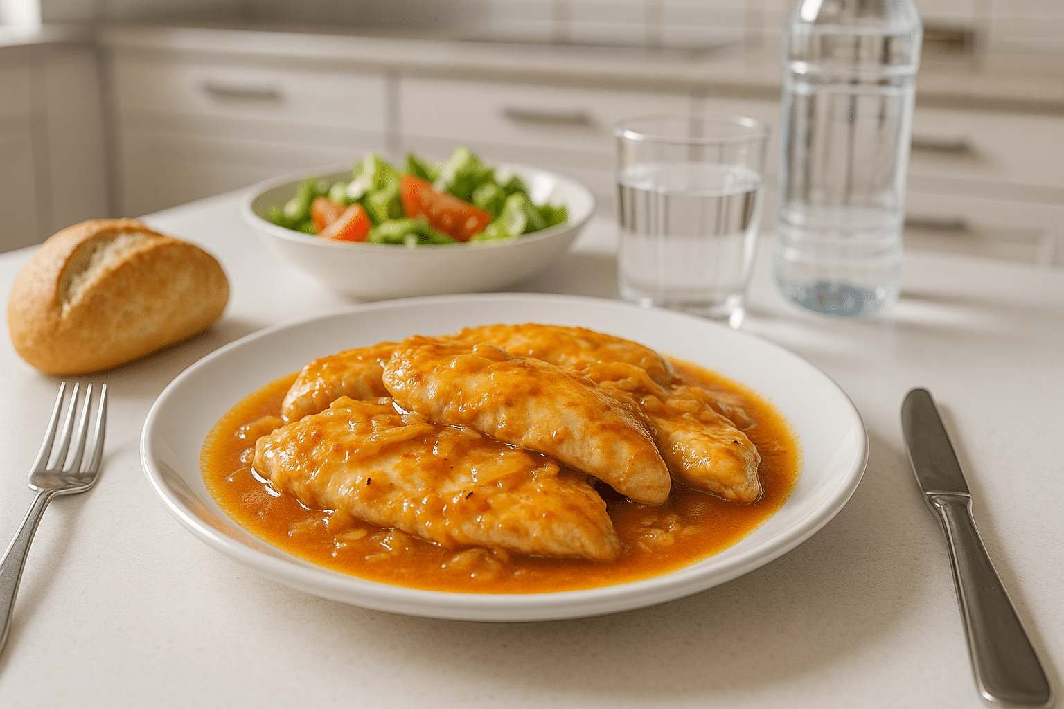 Filetes de Pollo en Salsa de la Abuela