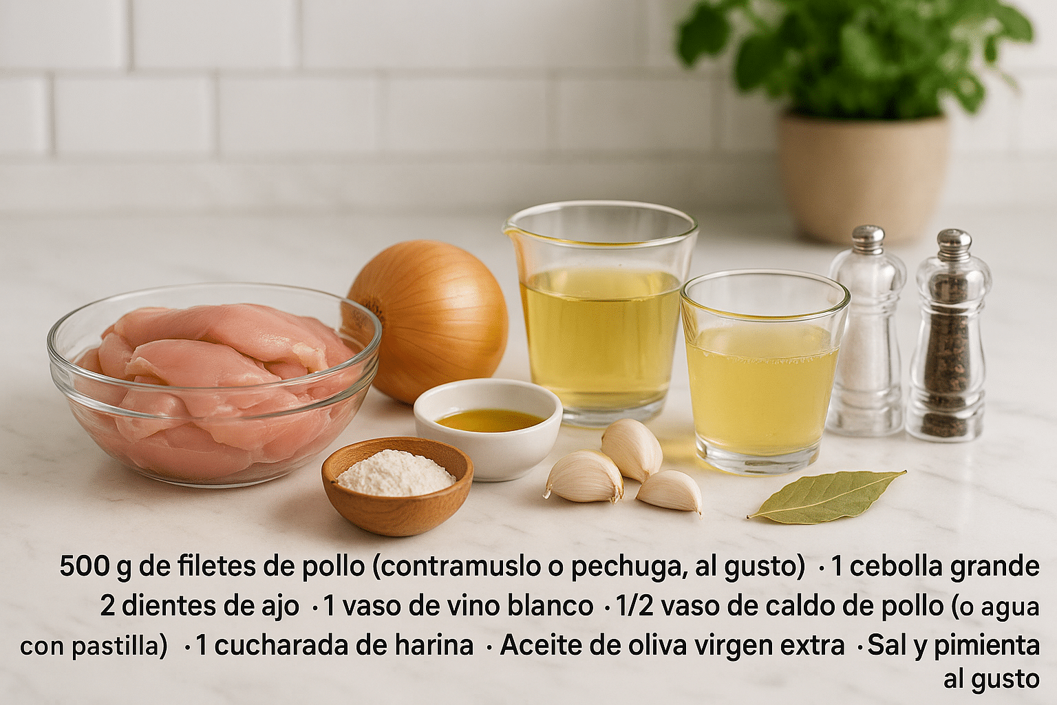 Filetes de Pollo en Salsa de la Abuela