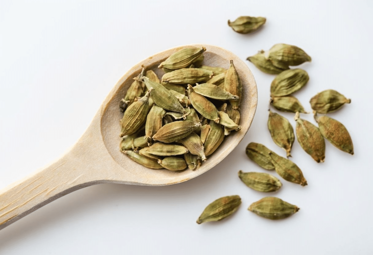 Cardamomo en grano o semillas de cardamomo