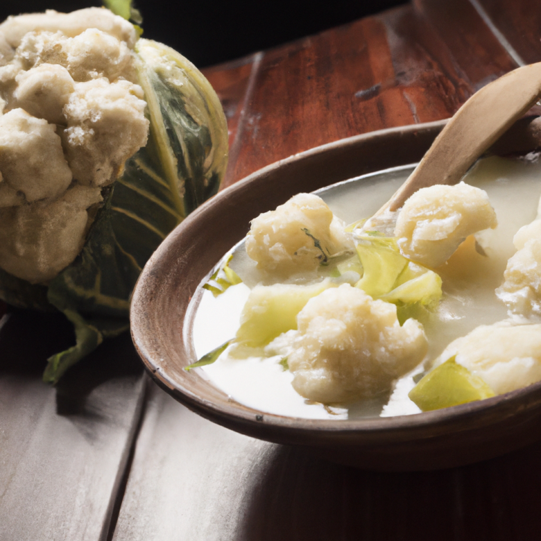 sopa de coliflor de la abuela