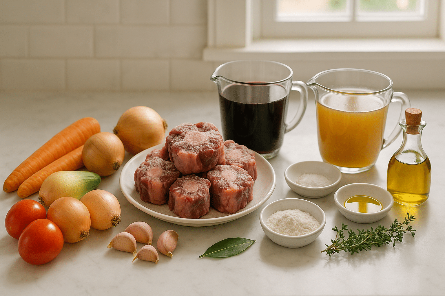 Ingredientes para Cola de Toro Receta de la Abuela