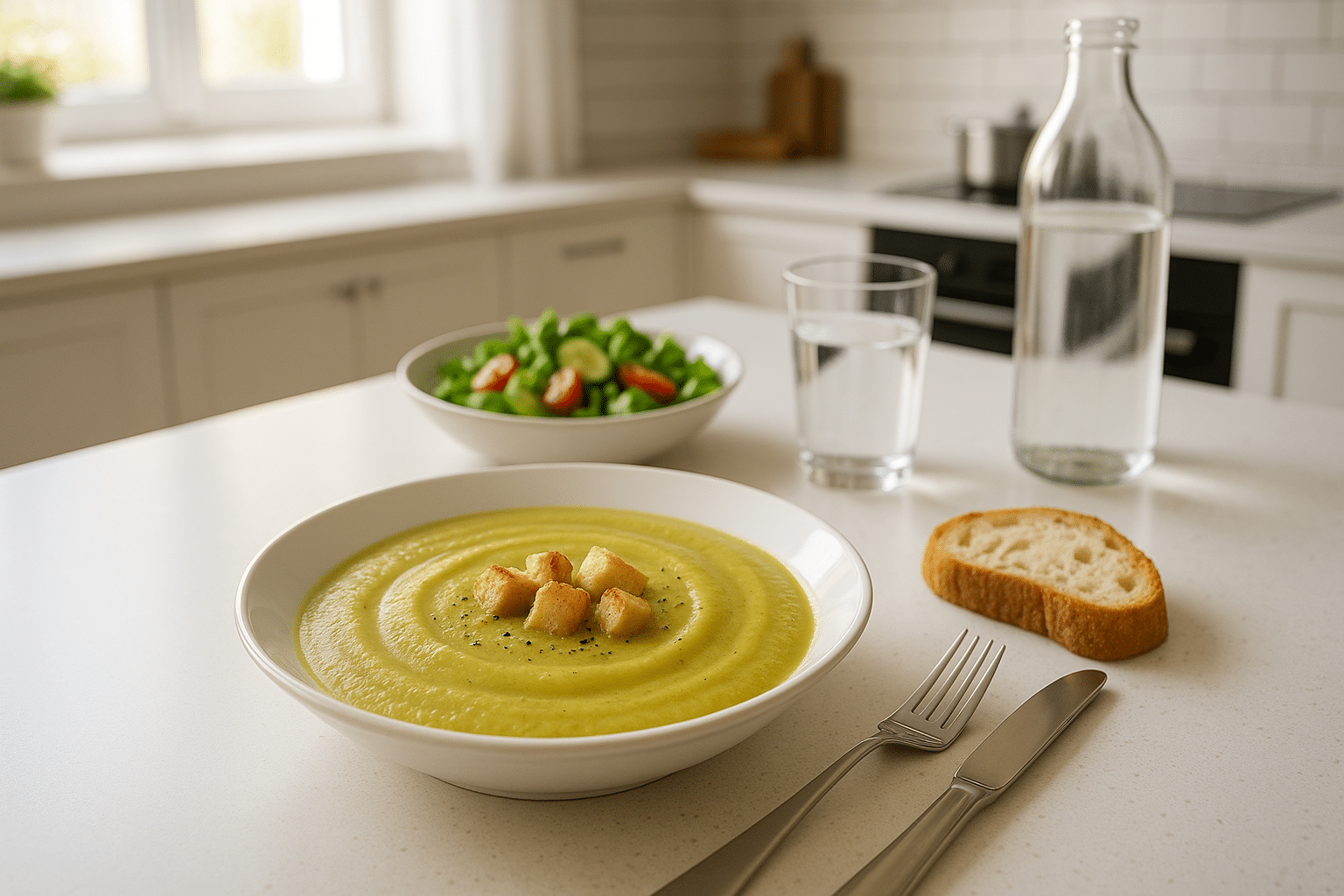 Pure de Calabacin en Thermomix