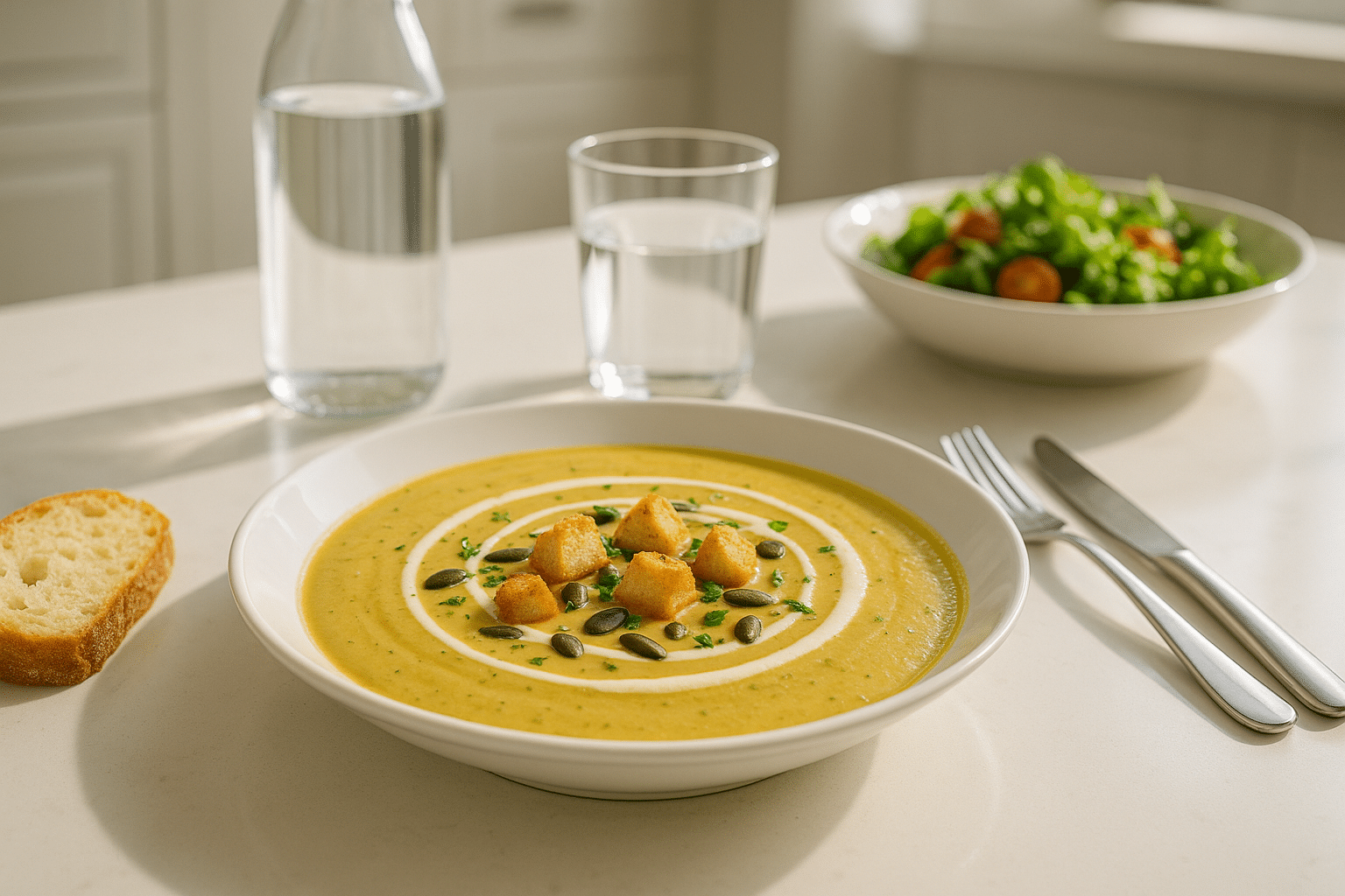 Pure de Calabacin en Thermomix