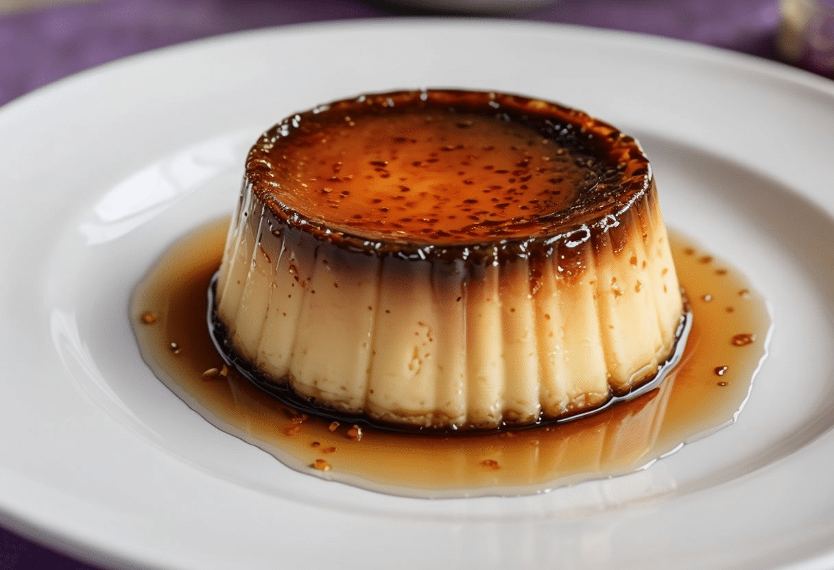 Flan de huevo Casero