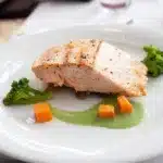 Salmon al microondas