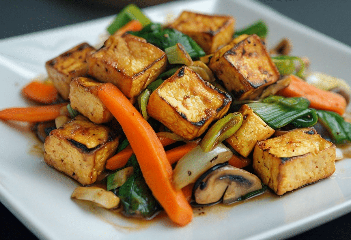 Como Hacer el Salteado de Tempeh con Verduras