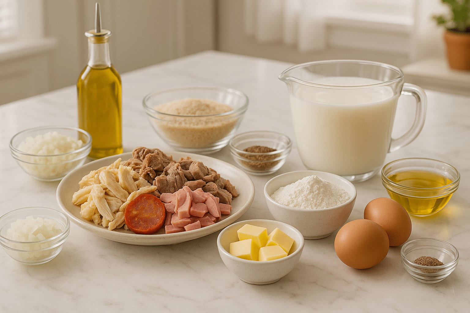 Ingredientes para preparar Croquetas de Cocido