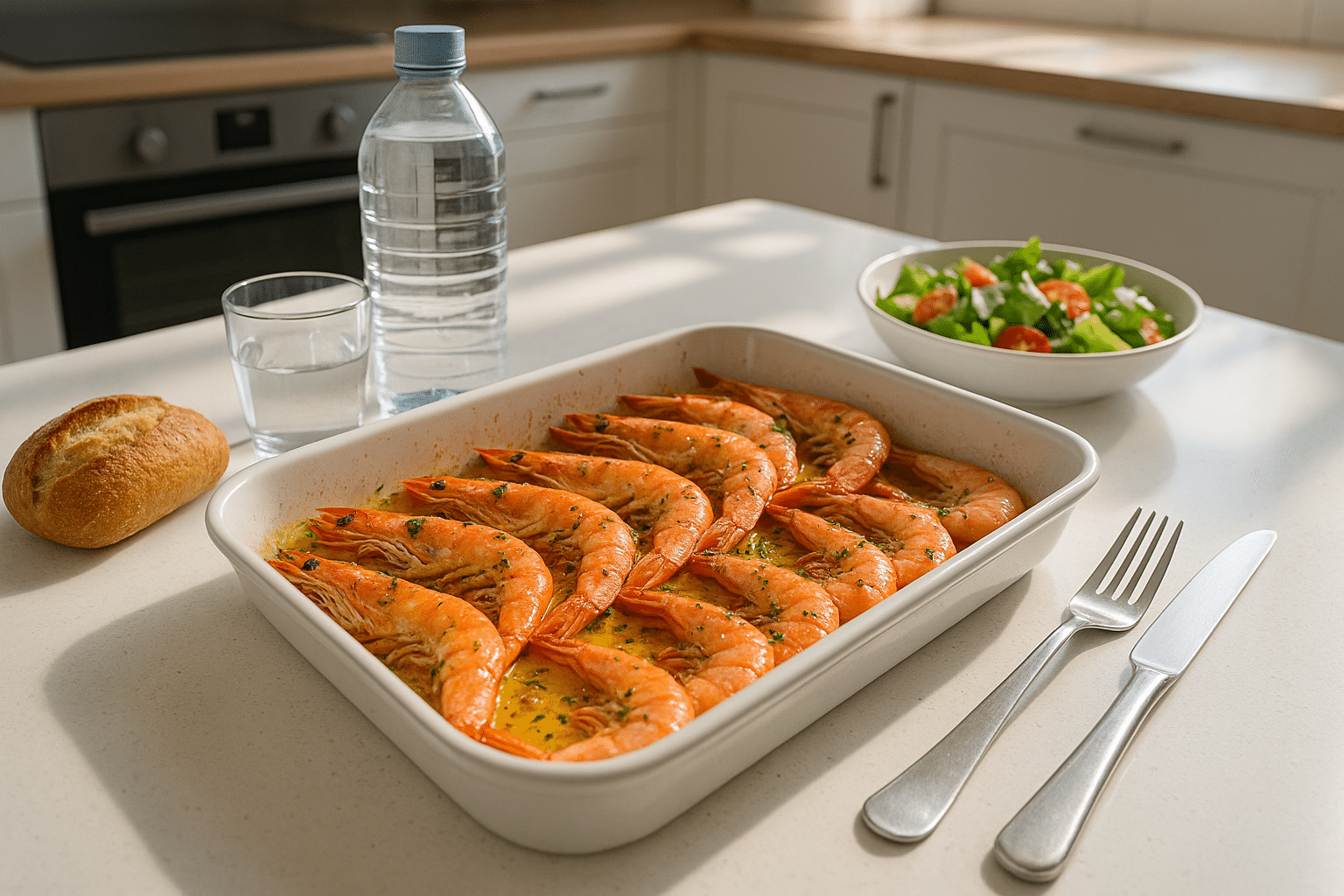Cómo hacer Gambones al Horno paso a paso