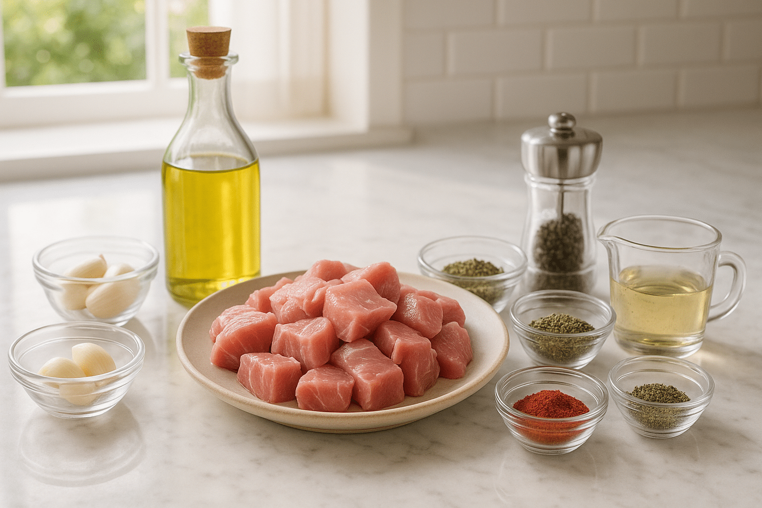 Ingredientes para la Zorza Gallega