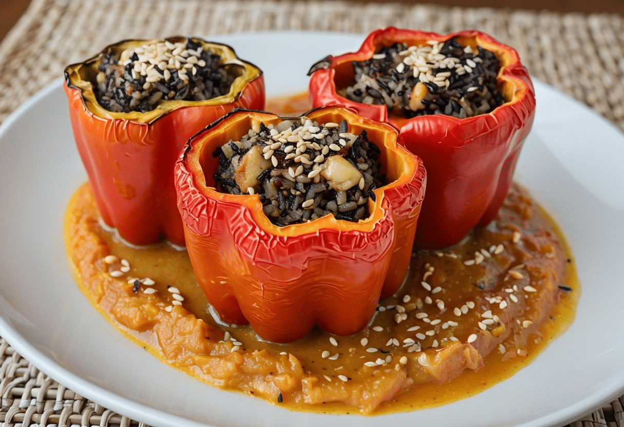Pimientos del Piquillo Rellenos de Morcilla y Manzana
