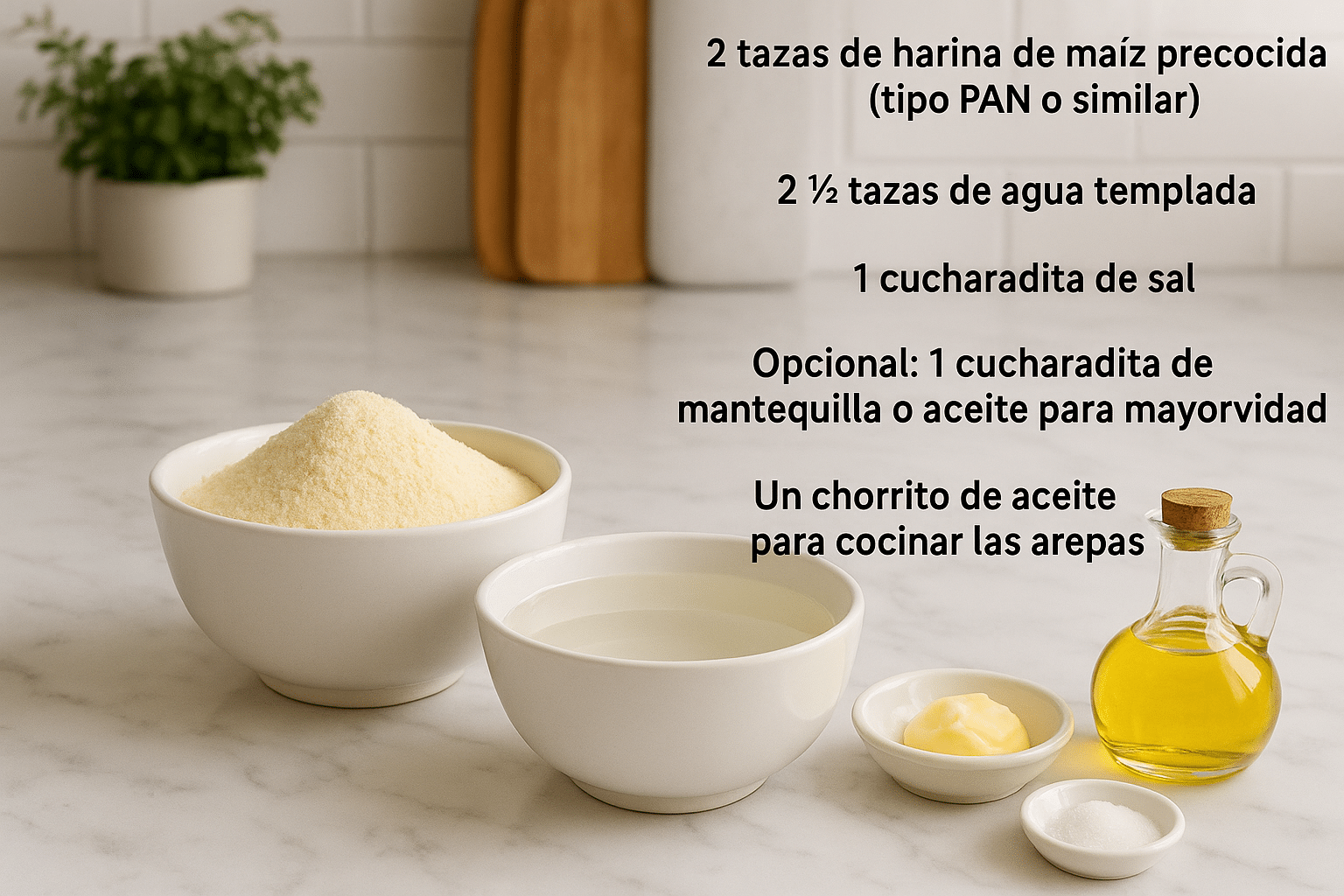 Arepas Caseras Ingredientes para hacer Arepas Caseras
