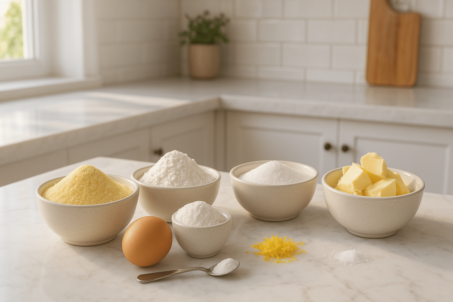 Ingredientes para Galletas de Maíz