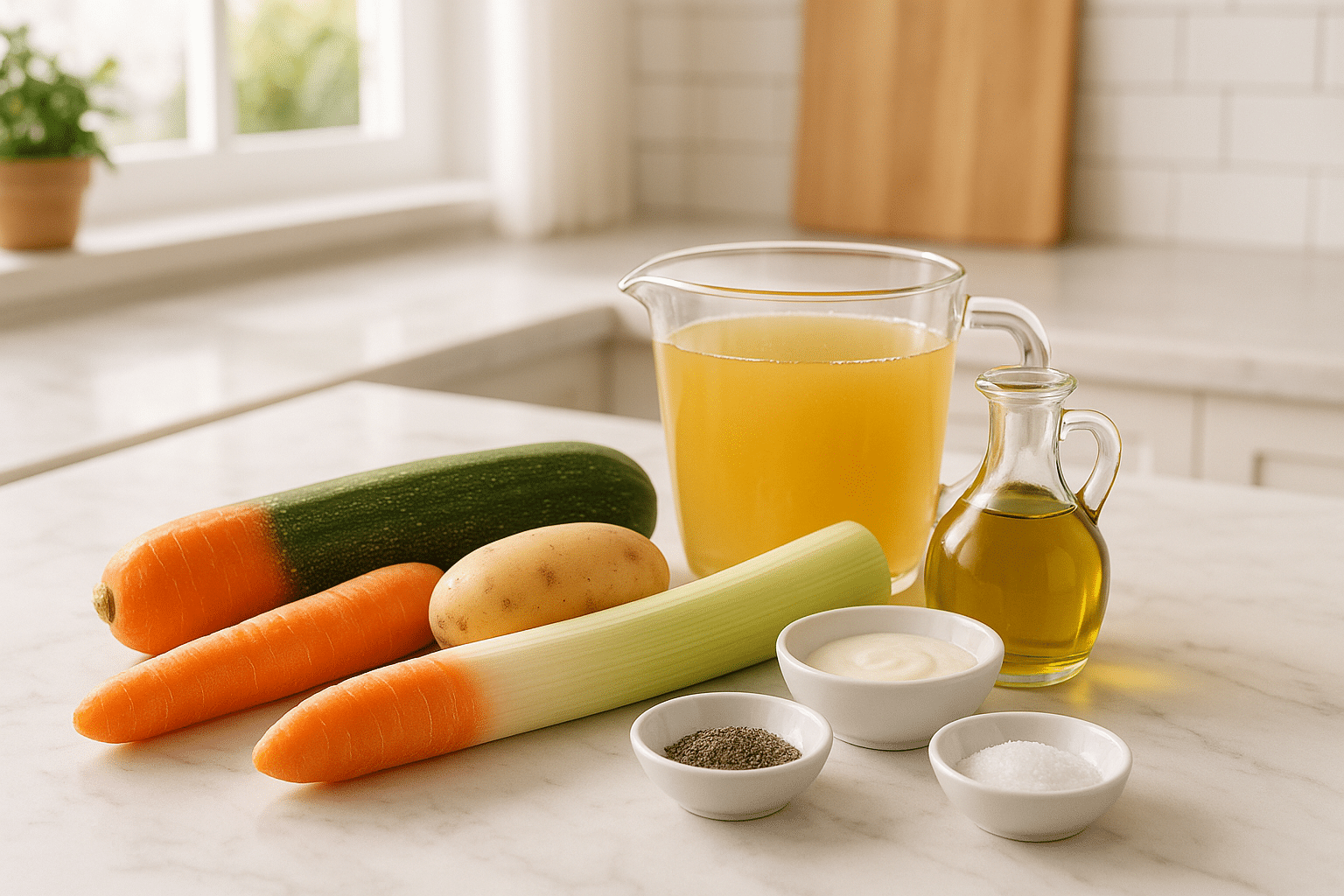 Ingredientes para Crema de Verduras Thermomix