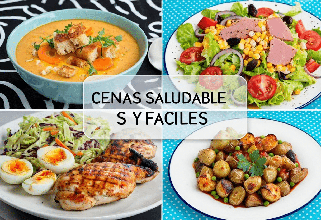Recetas de Cenas Saludables y Fáciles