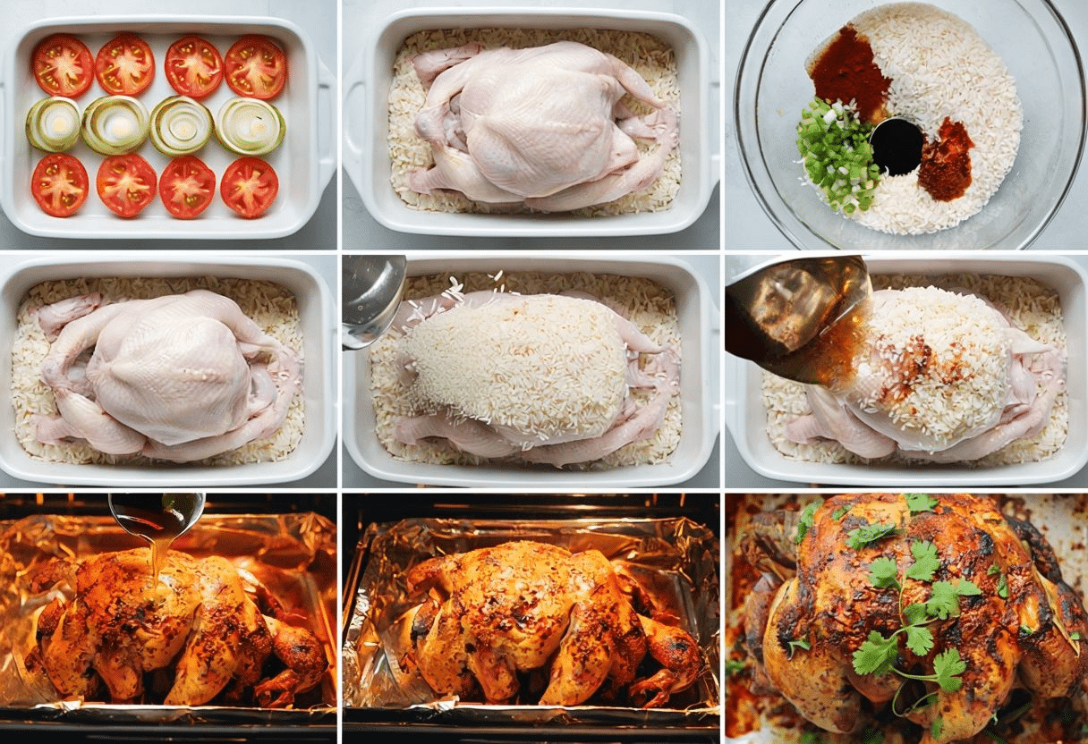 Cómo preparar Tbeet de Pollo y Arroz paso a paso