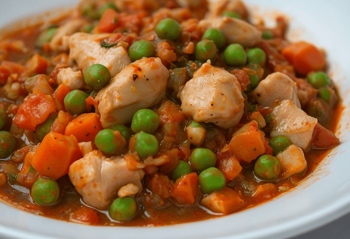 Guisantes a la hierbabuena