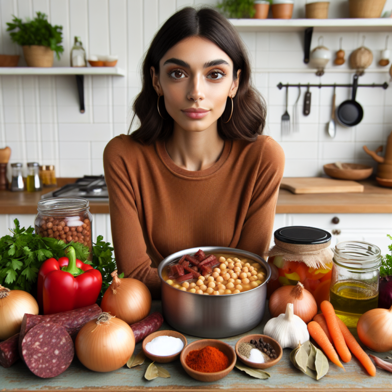 Cómo hacer callos con garbanzos de bote