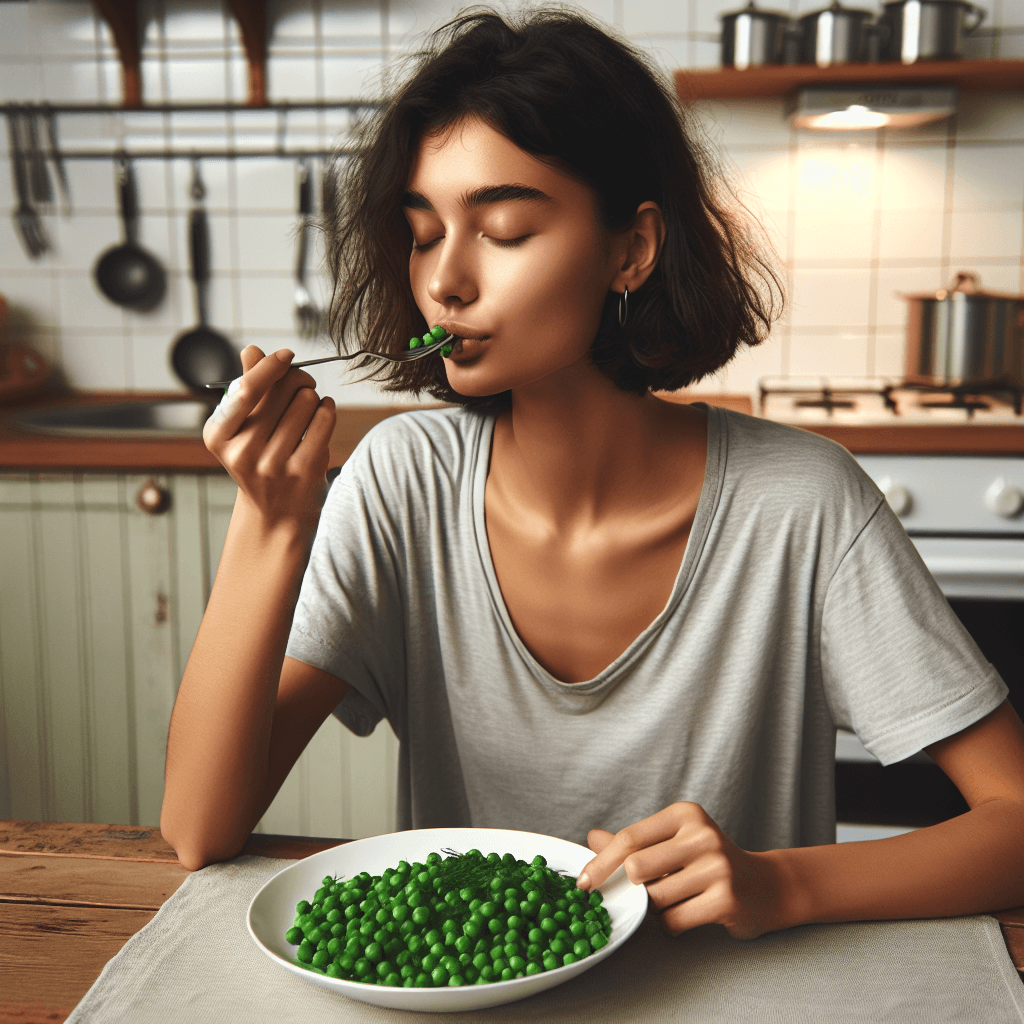 Guisantes a la hierbabuena:Una receta de antaño saludable